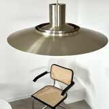 Old Scandinavian design suspension lamp Preben Fabricius and Jørgen Kastholm for Nordisk Solar vintage