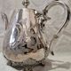 Napoleon III teapot in silver-plated metal – 19th century – Rococo decoration