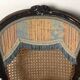 Convertible armchairs Louis XV era in walnut moulded and cannes