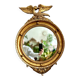 Antique gilded mirror decorated with an eagle