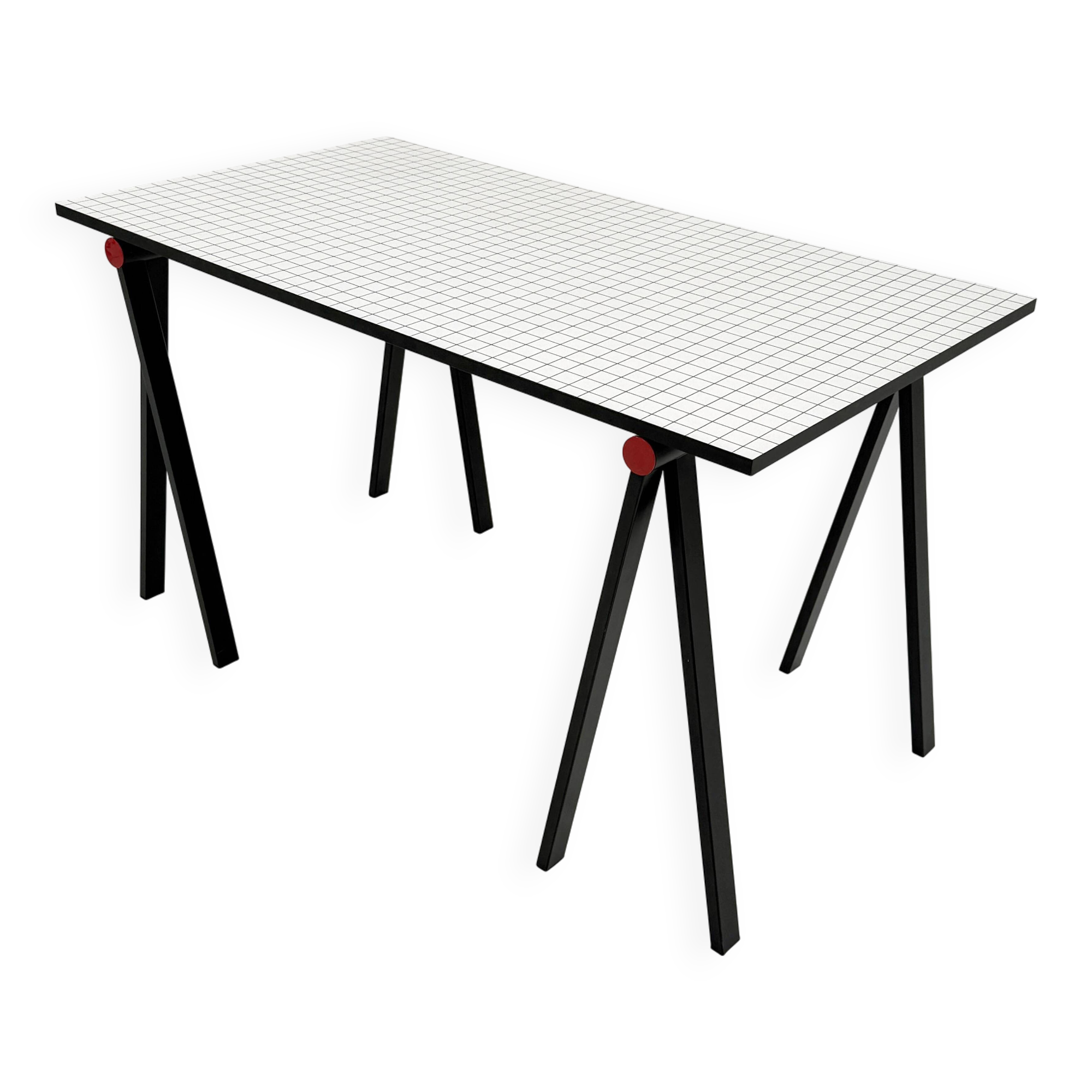"Trestle" desk by Rodney Kinsman for Bieffeplast, 1980