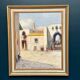 Swedish Oil on Canvas – “Southern Street” by J. Erix