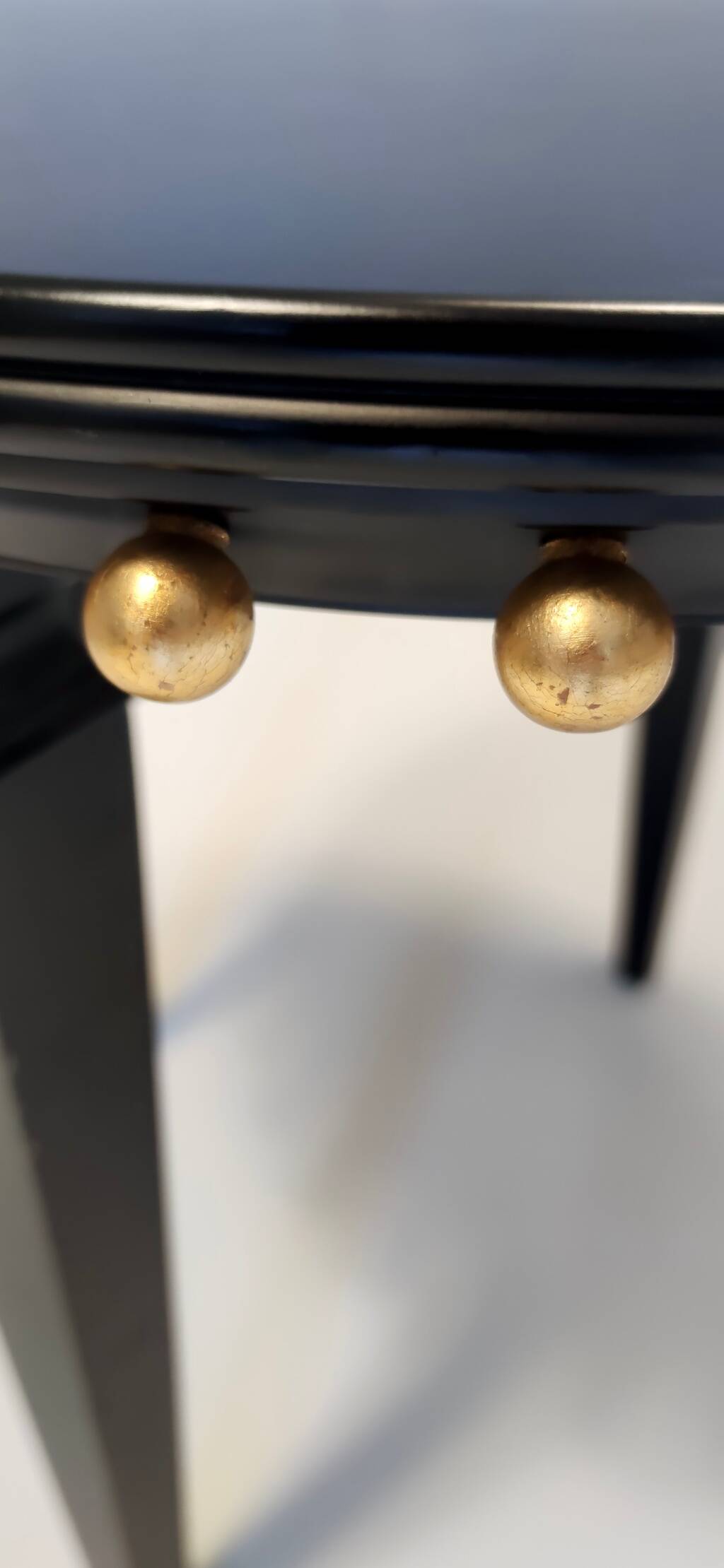 Black Ebonized Beech Coffee Table by Roberto Ventura, Italy, 2000s