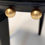 Table basse en hêtre noirci par Roberto Ventura, Italie, années 2000