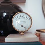 Manomètre début XXème sur socle marbre