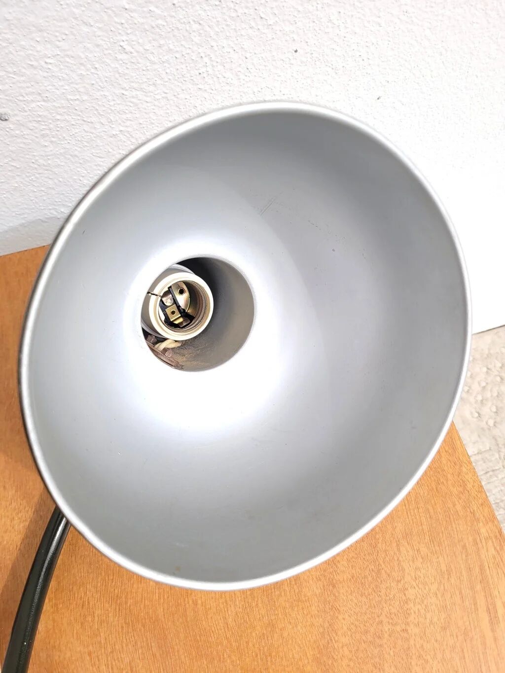 Vintage desk lamp from the 50s and 60s in the Kaiser Idell style.