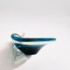 Murano Ashtray Galliano Ferro Sommerso Emerald Green 1960
