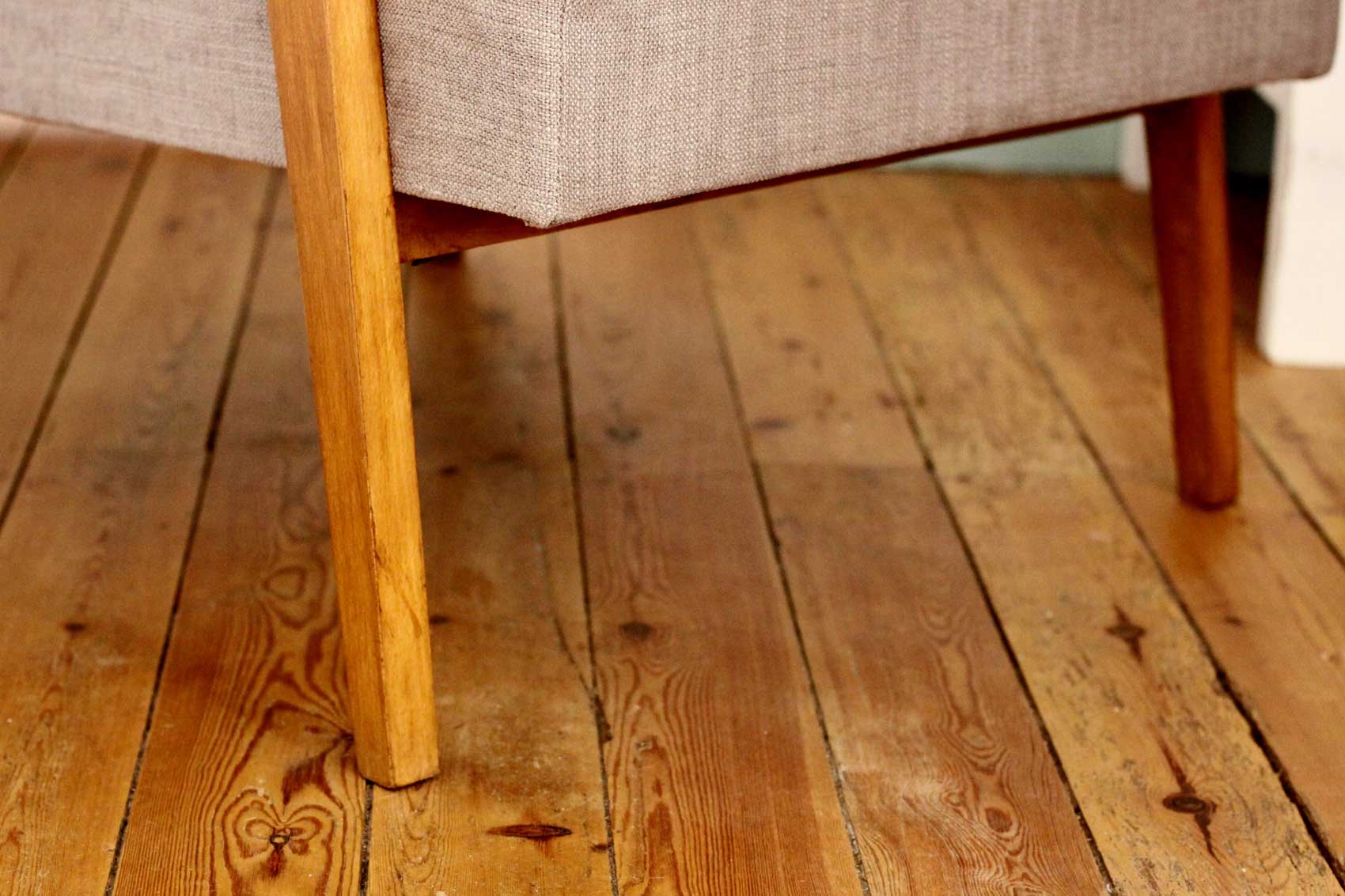 Restored Scandinavian armchair