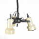 1970s space age pendant lamp Richard Essig Besigheim, Germany