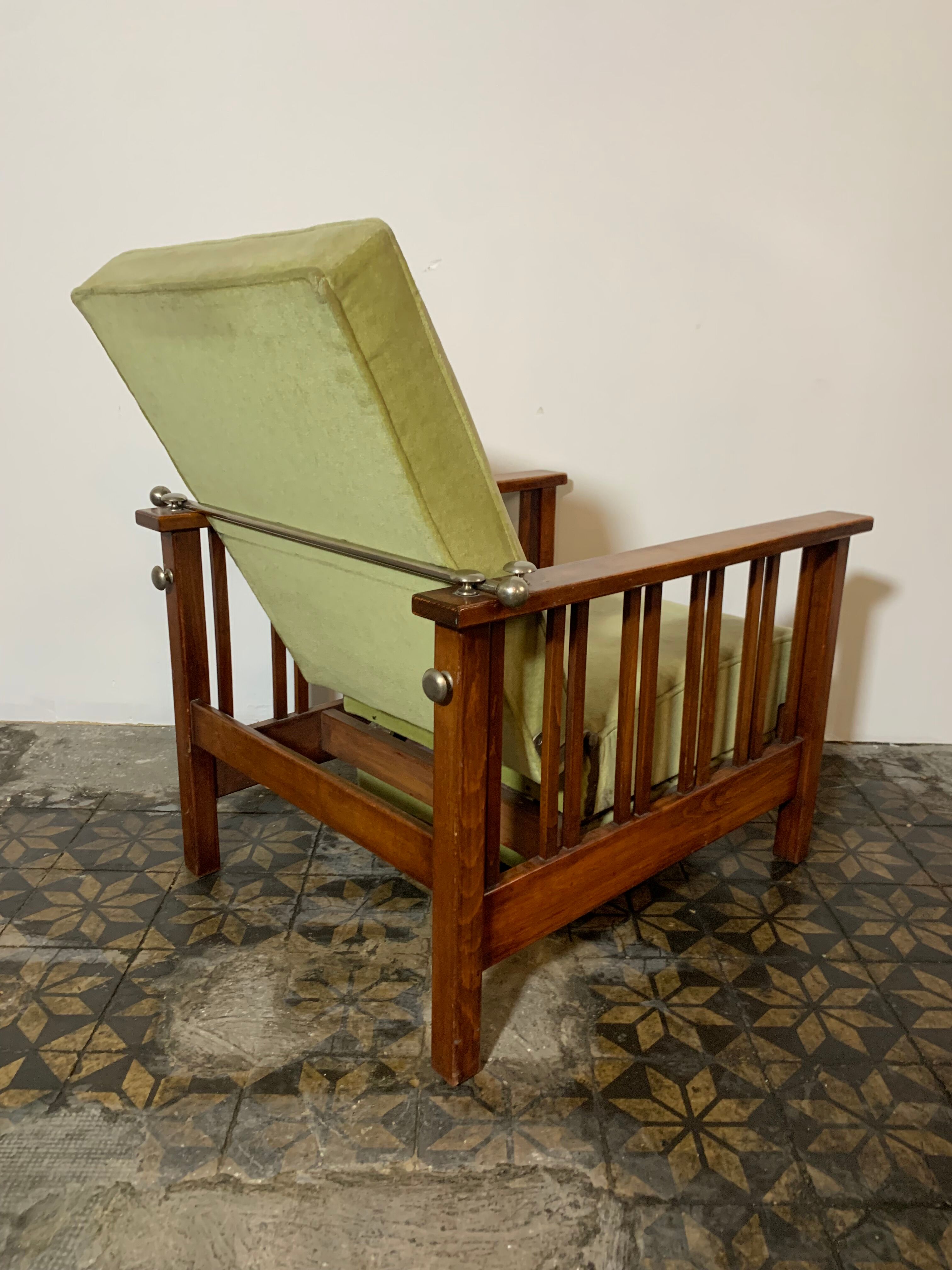 Art Deco armchair with system