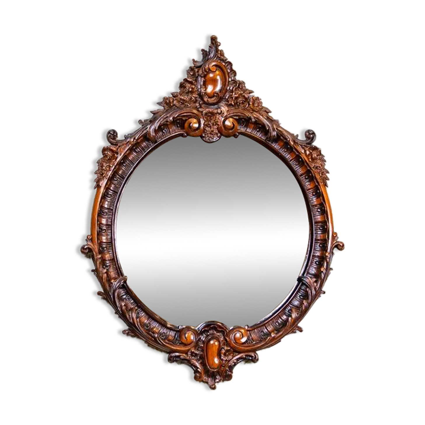 Rococo Revival Style Mirror, 1950s