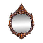 Miroir de style rococo revival, années 1950