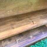 Walnut veneer shelf