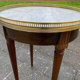 Marble bouillotte table