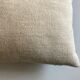 Cushion in Scandinavian ivory wool canvas 1960