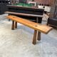 Banc brutaliste années 60