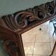 Antique mirror in openwork carved wood