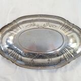 Old basket or bread basket in Silver Metal