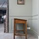 Antique wooden desk for children (renovated)