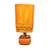 Orange bedside lamp year 70