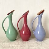 Vintage ceramic carafes, 1960s