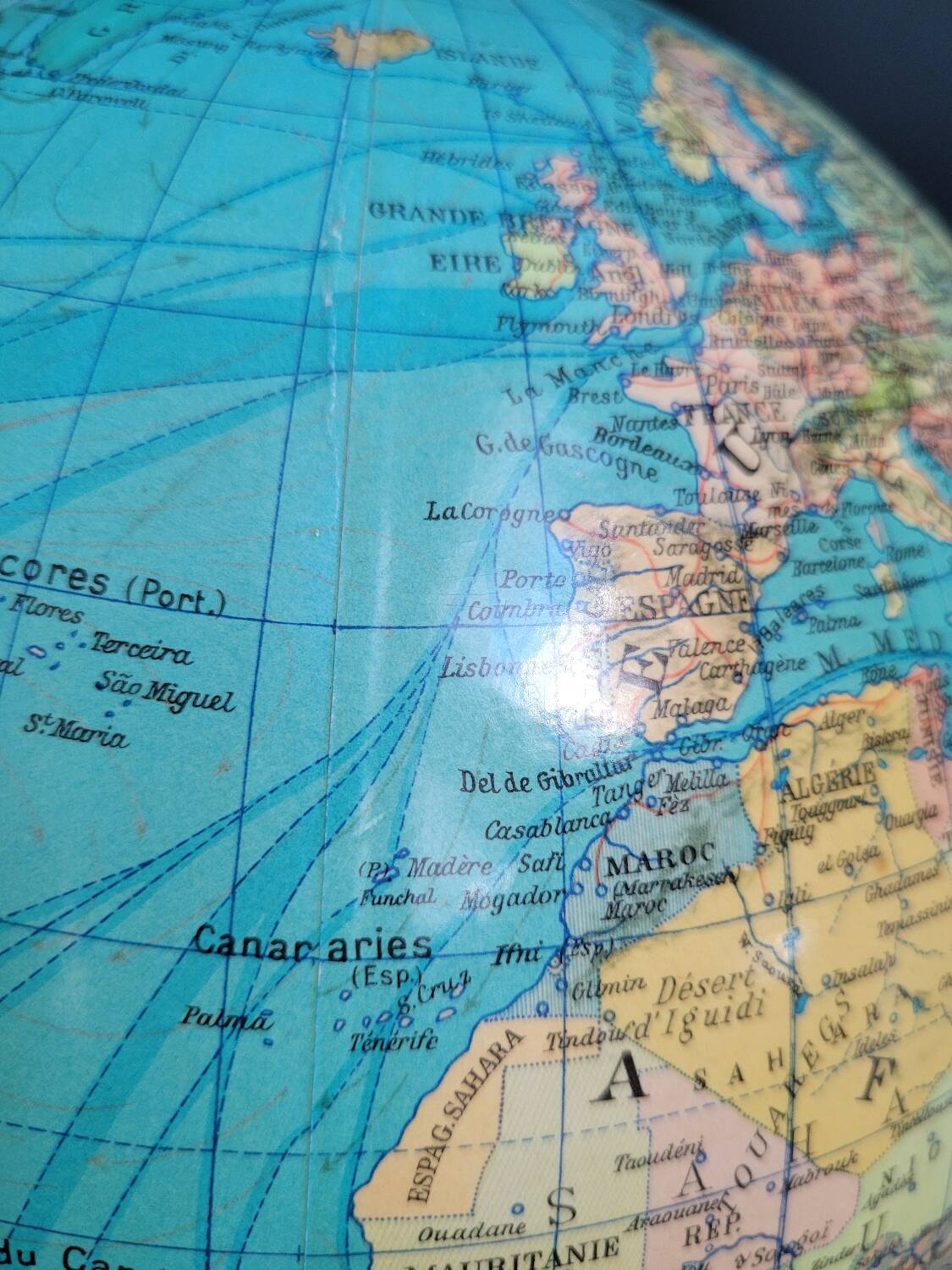 Columbus terrestrial globe, Columbus Verlag Paul Oestergaard KG