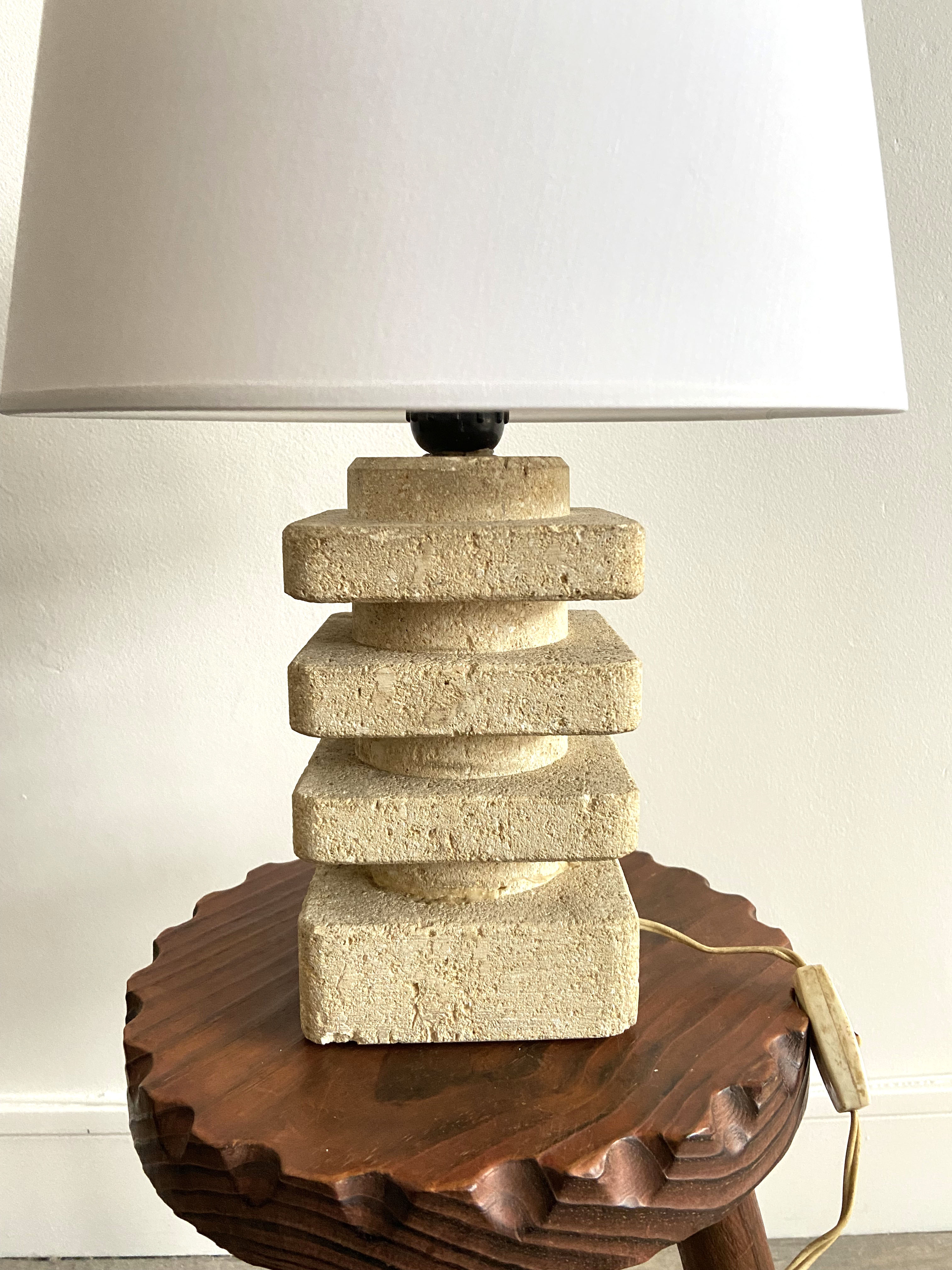 Stone lamp Albert Tormos 1970