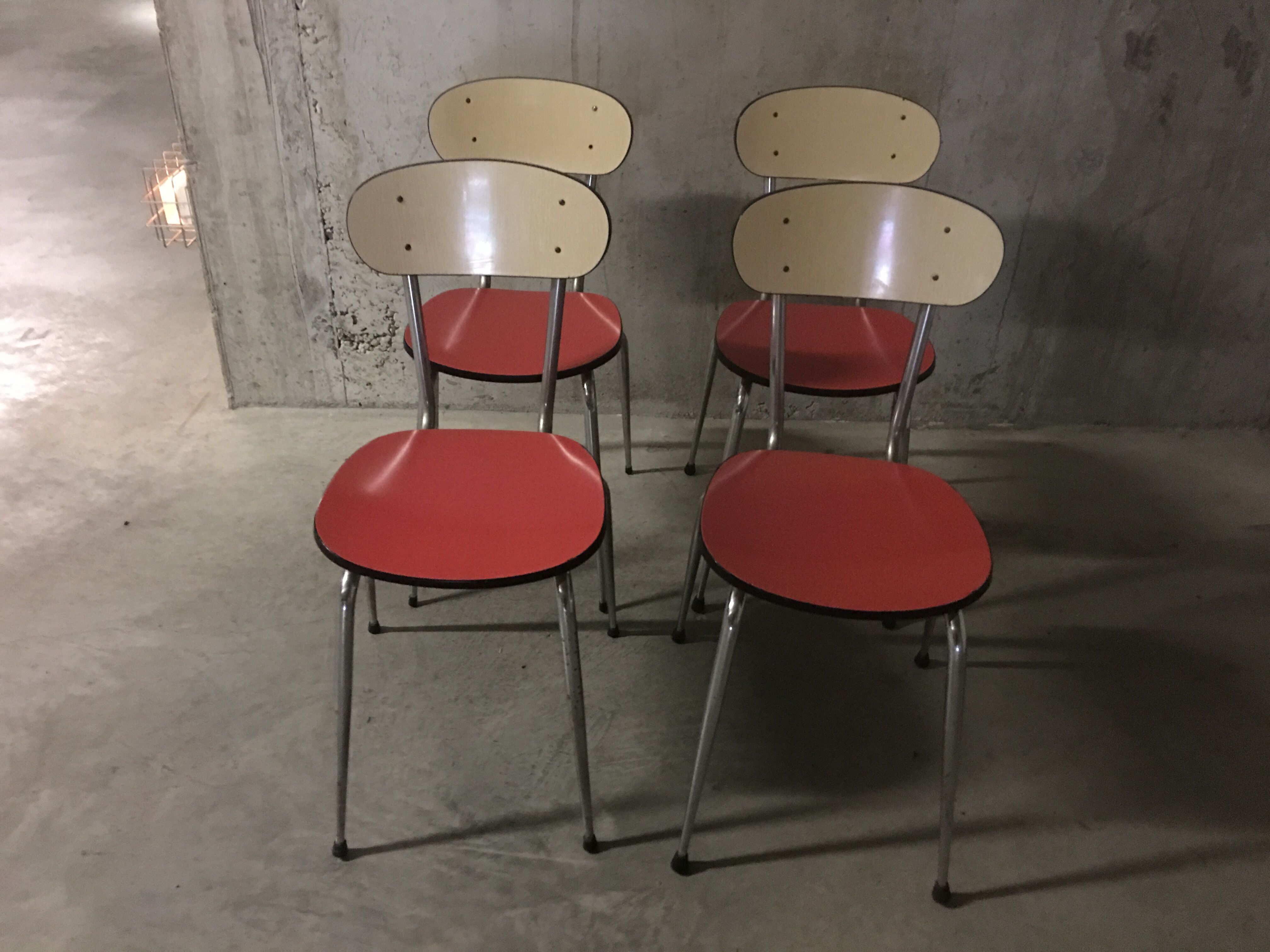 Chairs in formica 60s