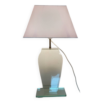 90s designer glass lamp