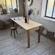 Table de ferme en pin et chêne