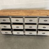 Old cabinet with 12 drawers