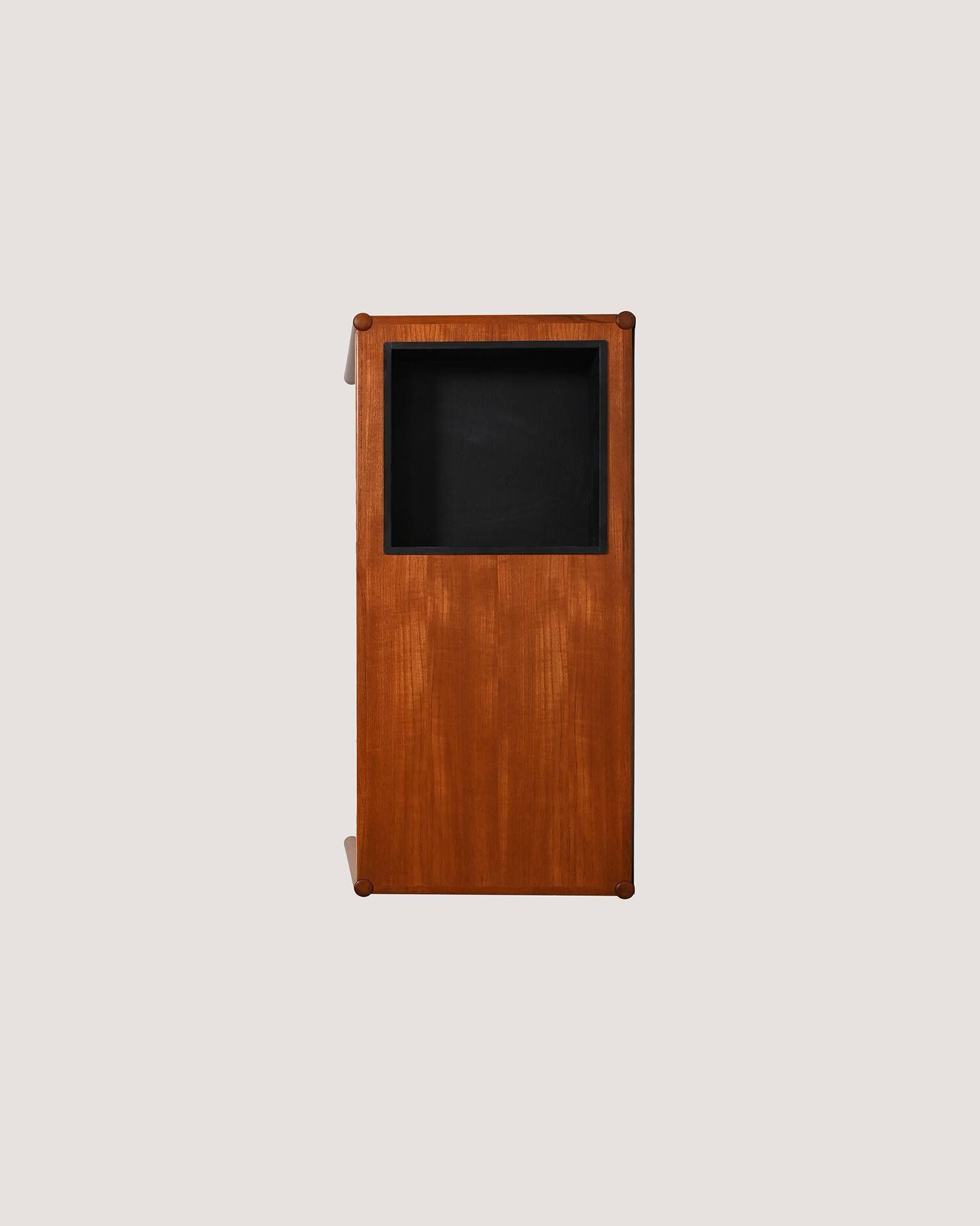 Banc en teck scandinave avec jardinière, années 1960