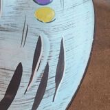 West German Freeform MCM ceramic plate, 1950s/60s