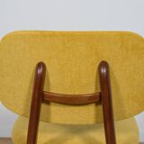 Mid-Century Teak Dining Chairs  Scissor by Louis van Teefelen for Wébé, Netherlands, 1950s, Set of 4