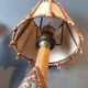 Pair of bamboo and rattan wall lights 1960/1970.