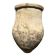 Ancient terracotta pottery jar from the 19th century