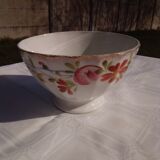 Earthenware bowl of Saint Amand Hamage north diam 15 cm H 9 cm flower pattern