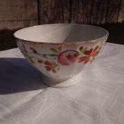 Earthenware bowl of Saint Amand Hamage north diam 15 cm H 9 cm flower pattern