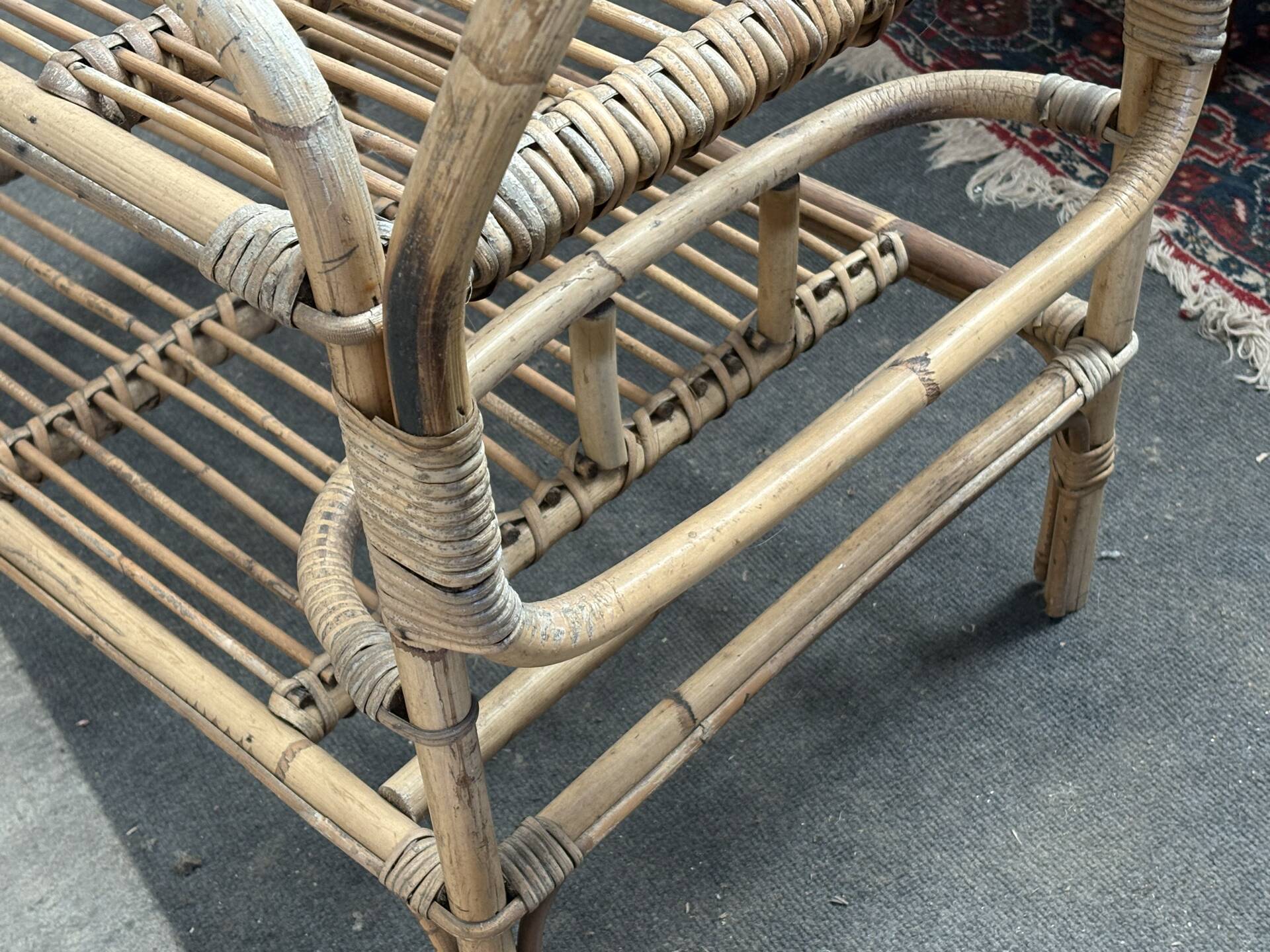 Rattan dessert bar