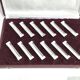 Saint Médard – 12 silver metal knife holders