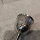 Silver egg cup Minerva 950 rocaille style engraved TL? Silversmith Gruyer