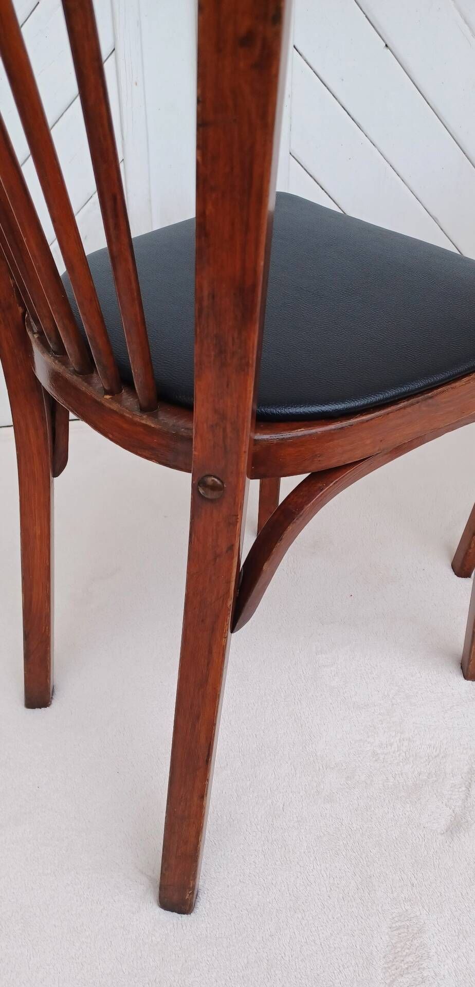 Pair of Baumann bistro chairs no. 12
