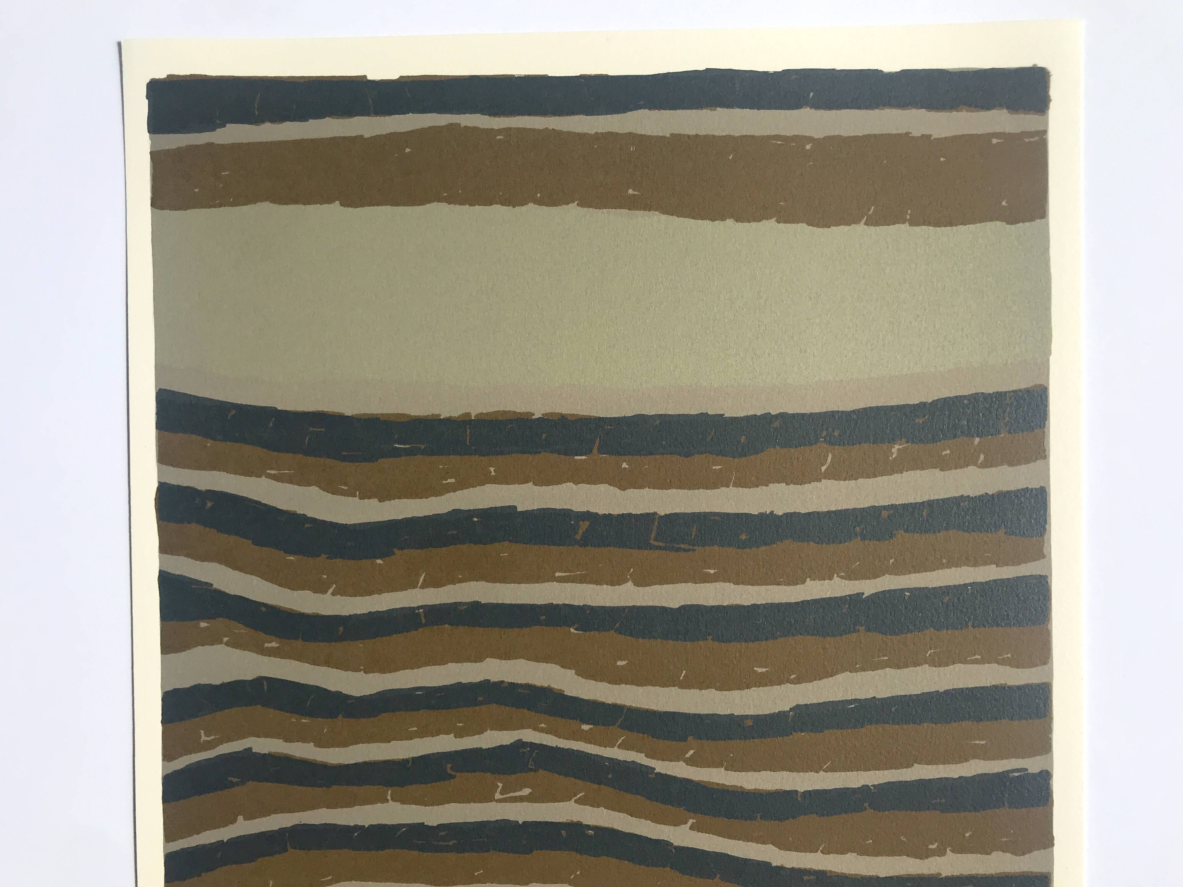 Raoul UBAC, The Earth III, 1978: Original lithograph signed in pencil.