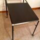 Side table with vinyls holder