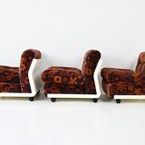 Set of 3 Amanta Armchairs by Mario Bellini for C&B Italia, 1960s