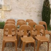 Set of 10 Massonet chairs