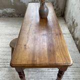 Walnut farm table 185 cm