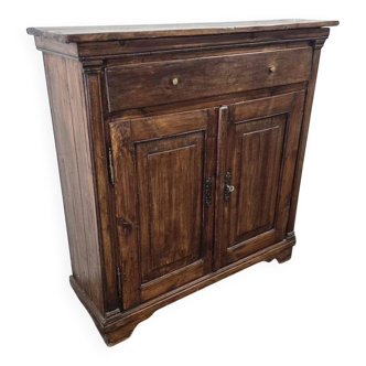 Vintage wooden shallow chest of drawers