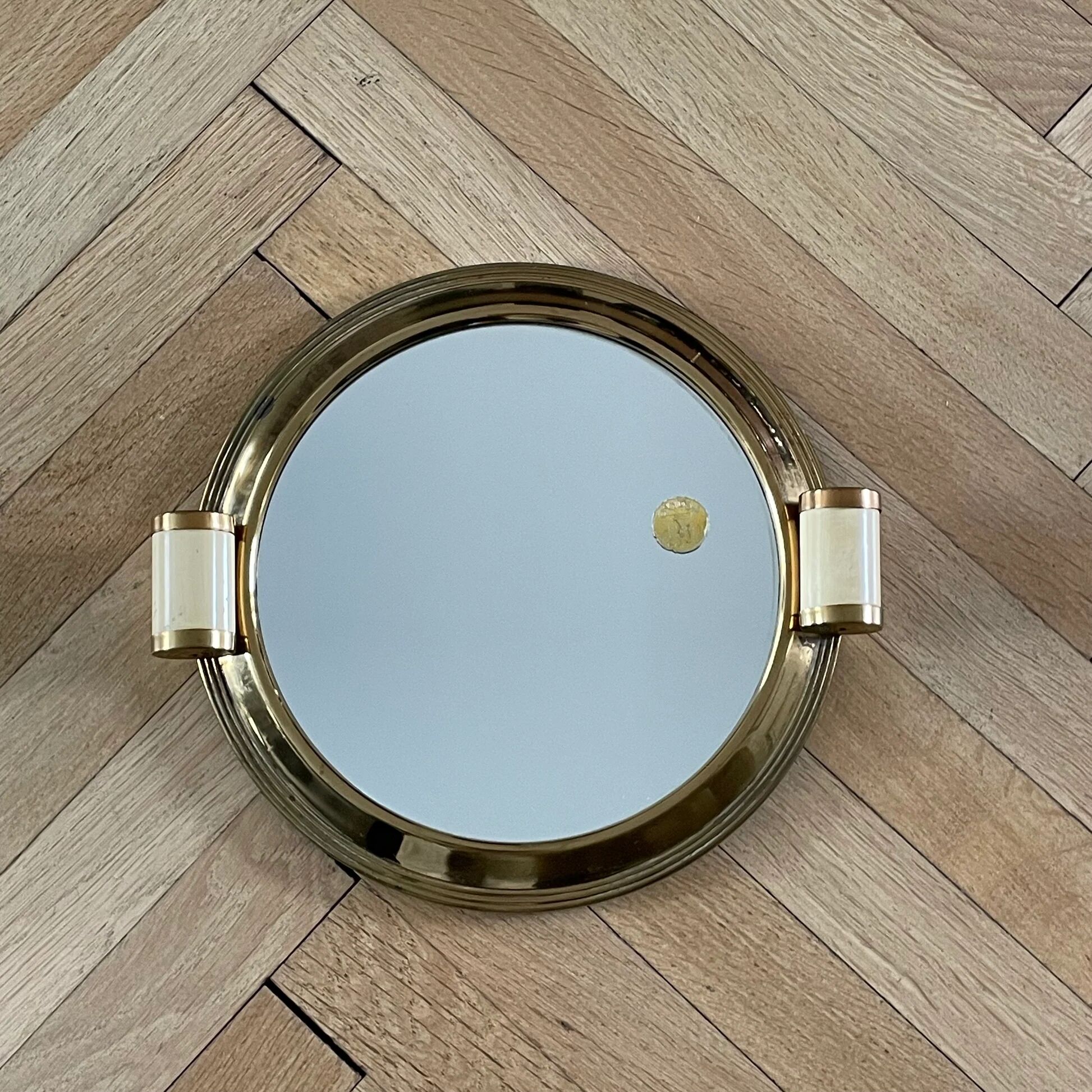 Art Deco mirror plateau from the 1950s.