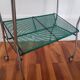 1950s vinyl storage side table